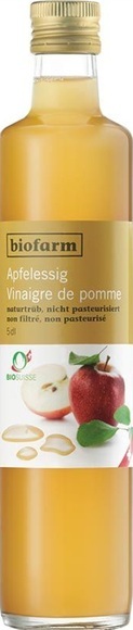 Biofarm Apfelessig naturtrüb (500 ml)