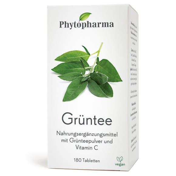 Phytopharma Grüntee Tablette (180 Stück)