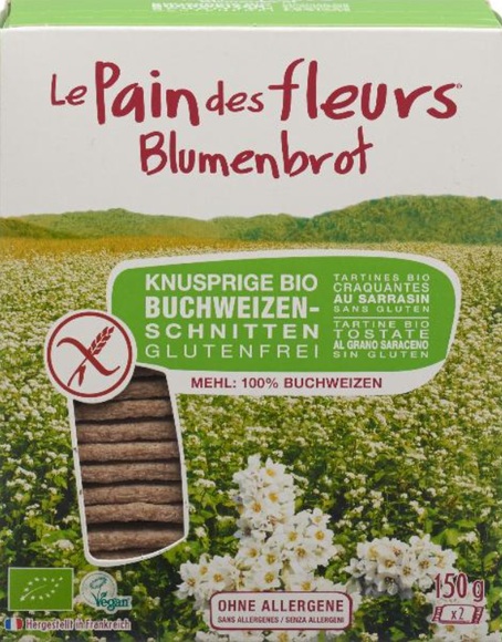 Le Pain des fleurs Knusprige Schnitten Buchweizen (150 g)