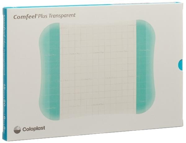 Comfeel Plus Transparent Hydrokolloid Verband 15x20cm (5 Stück)
