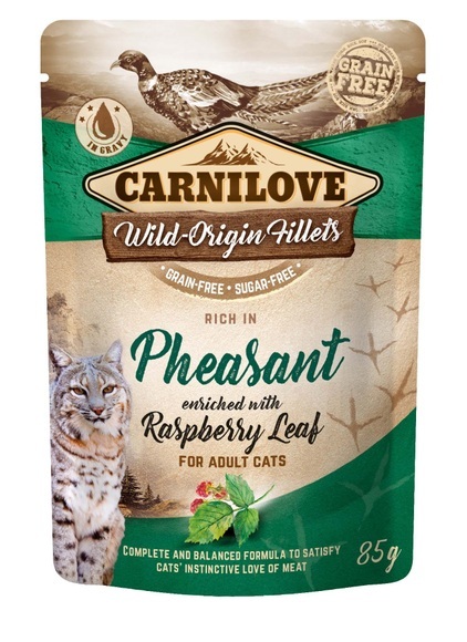 Carnilove Cat Adult Pouch Ragout Fasan & Himbeerblättern