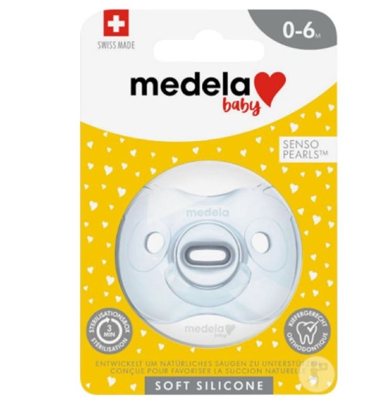 Medela Baby Schnuller Soft Silicone Boy 0-6 Monate (1 Stk)