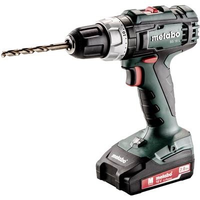 Metabo BS 18 L Akku-Bohrschrauber 18 V 2 Ah Li-Ion inkl. 2. Akku, inkl. Koffer
