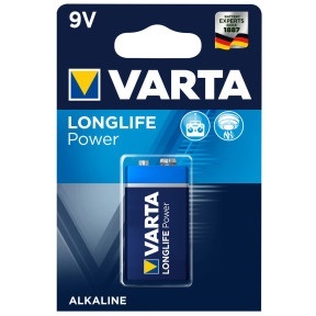 VARTA Batterie LONGLIFE Power E-Block 9,0 V