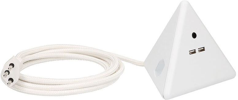 Energy Pyramide weiss mit Soft Touch Oberfläche