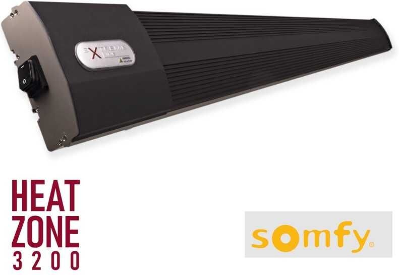 Extreme Line Heat Zone (Farbe: Schwarz, Leistung: 3200 Watt, Ausführung: Mit Somfy Steuerung)