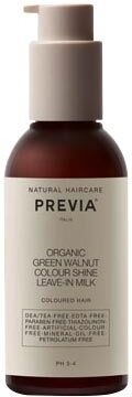 PREVIA Organic Green Walnut Colour Shine Leave-In Milk