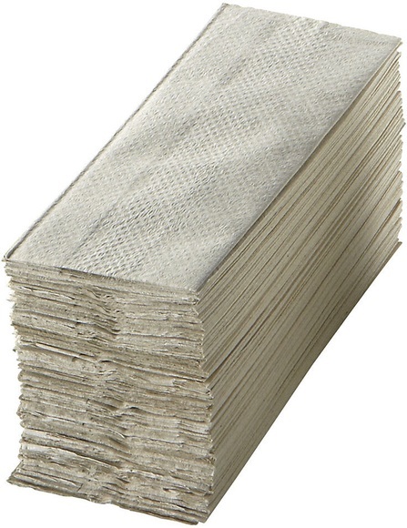 Falthandtücher Krepp, naturweiß VE 4608 Tücher, ab 4 VE