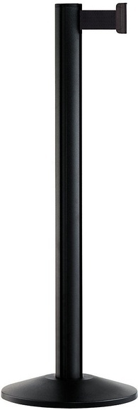 Gurtpfosten Aluminium, schwarz Gurtfarbe Schwarz