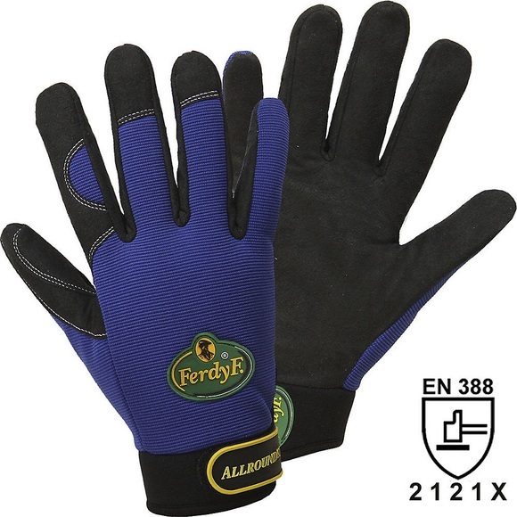 Handschuhe ALLROUNDER royalblau / schwarz, 1 Paar Größe L