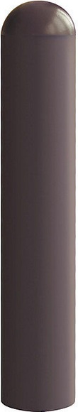 City-Poller Höhe 1250 mm, zum Herausnehmen, mit Dreikantverschluss Ø 108 mm, 2 Kettenösen