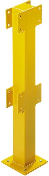Pfosten für Sicherheitsgeländer für den Innenbereich Höhe 500 mm für 1 Balken, Mittelpfosten