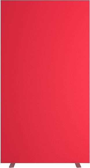 Trennwand easyScreen einfarbig rot, Breite 940 mm