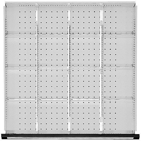 Trennbleche für Schubladenschränke für Schrankbreite 760 mm für Schubladenhöhe 60 mm