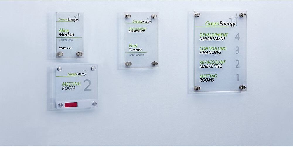 Transparentfolie VE 10 Blatt für Infotafel Format DIN A4
