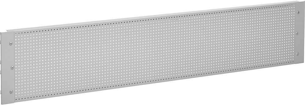 Lochblechrückwand mit 10-teiligem Hakenset für Packtische mit Breite 1800 mm