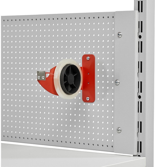 Klebebandspender für Bandbreite 20 mm für Lochblechrückwand