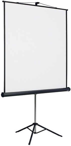 Stativ-Lichtbildwand Bildwandformat 1 : 1 Bildfläche BxH 1470 x 1530 mm
