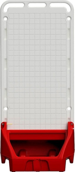 Mobile Universal-Stellwand ohne Deckel rot, ab 3 Stk