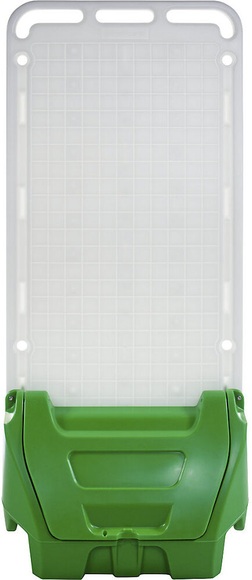 Mobile Universal-Stellwand mit Deckel grün, ab 3 Stk