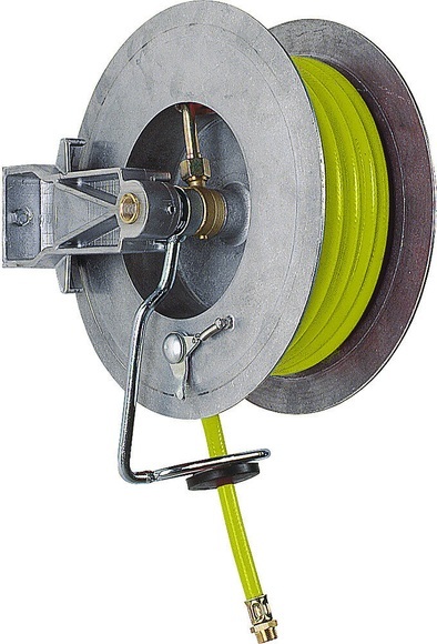 Schlauchaufroller Aluguss-Gehäuse inkl. 10 m Spezial-Flexschlauch