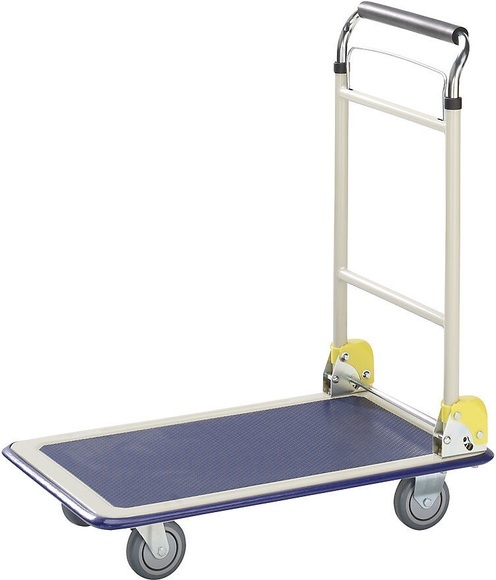 Plattformwagen MAX Teleskop-Schiebebügel, klappbar Tragfähigkeit 300 kg