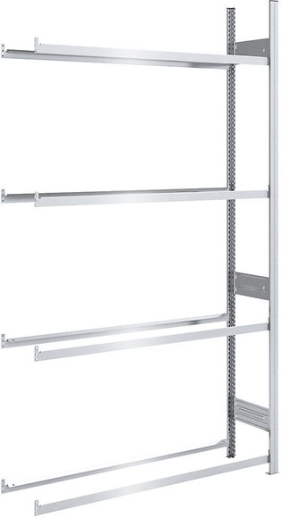 Reifenregal Regalhöhe 2500 mm Anbauregal, BxT 1310 x 435 mm