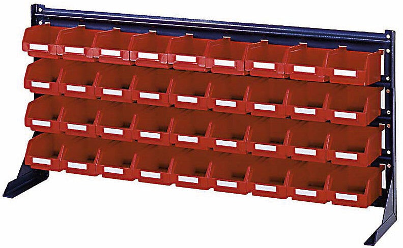 Lagerregal, Breite 1020 mm ohne Sichtlagerkästen HxT 480 x 200 mm