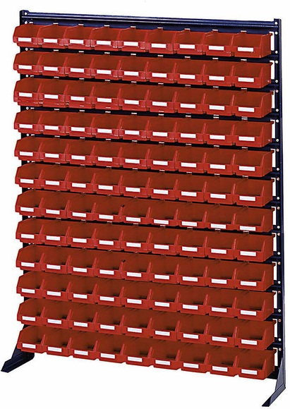 Lagerregal, Breite 1020 mm ohne Sichtlagerkästen HxT 1320 x 200 mm