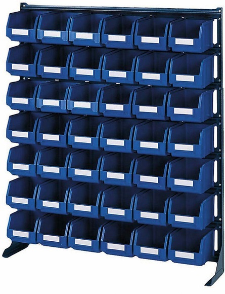 Lagerregal, Breite 1020 mm ohne Sichtlagerkästen HxT 1160 x 235 mm