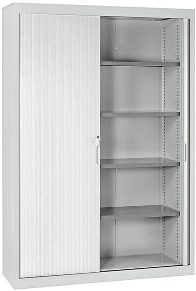 Rollladenschrank HxBxT 1990 x 1400 x 440 mm Korpus lichtgrau