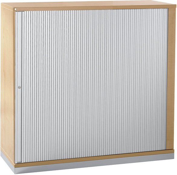 HANNA - Rollladenschrank Höhe 1133 mm, 2 Fachböden Dekor Buche