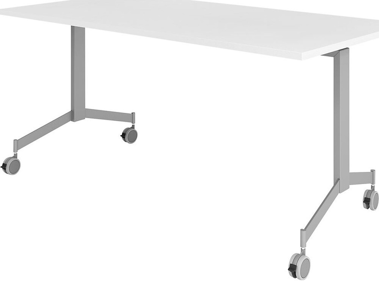 Klapptisch, mobil HxBxT 750 x 1600 x 800 mm weiß