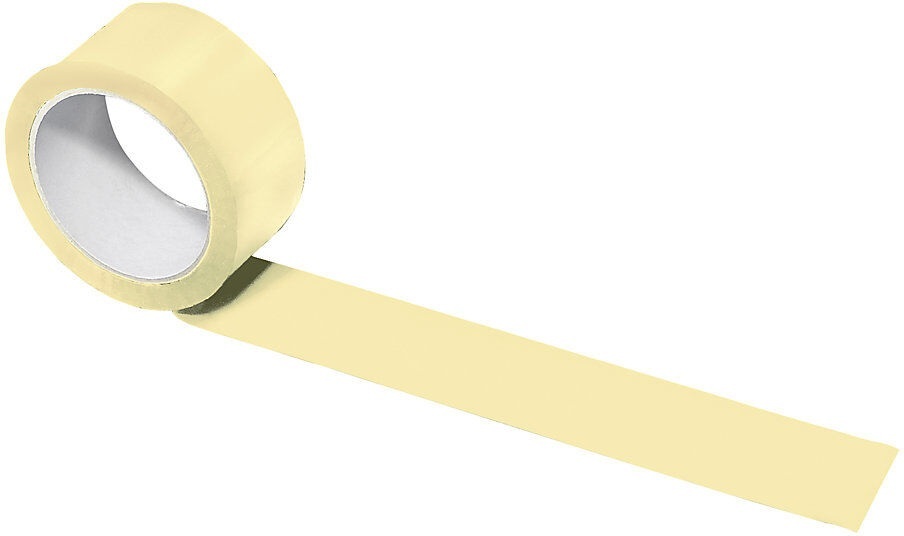 Klebeband für Handabroller Kreppband Bandbreite 50 mm, braun, VE 24 Rollen