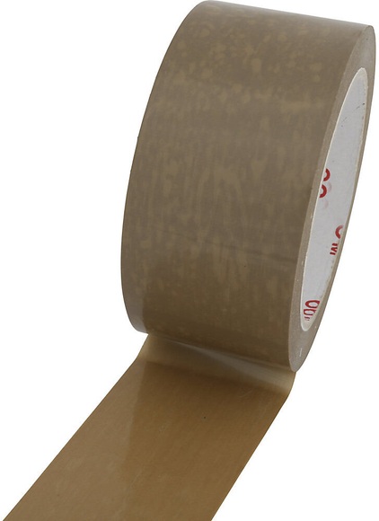 Selbstklebeband PVC Bandbreite 50 mm, braun, VE 36 Rollen