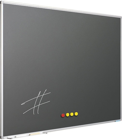 Kreidetafel Tafelfarbe grau BxH 1200 x 900 mm