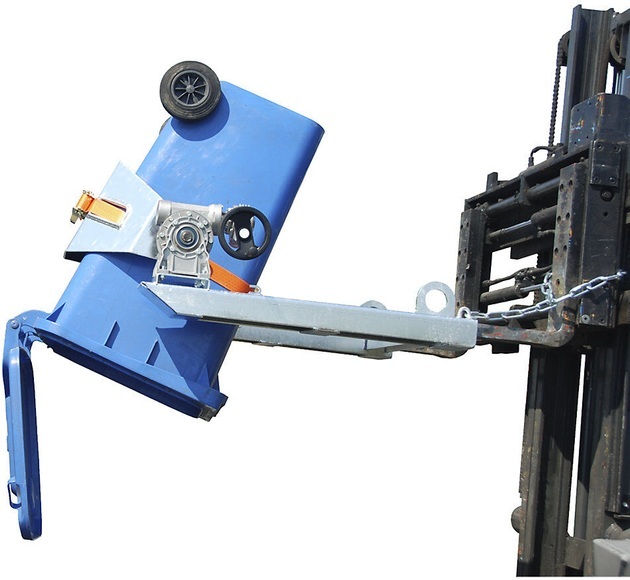 Fasskipper für Stapler- und Kranbetrieb, mit Handkurbel verzinkt
