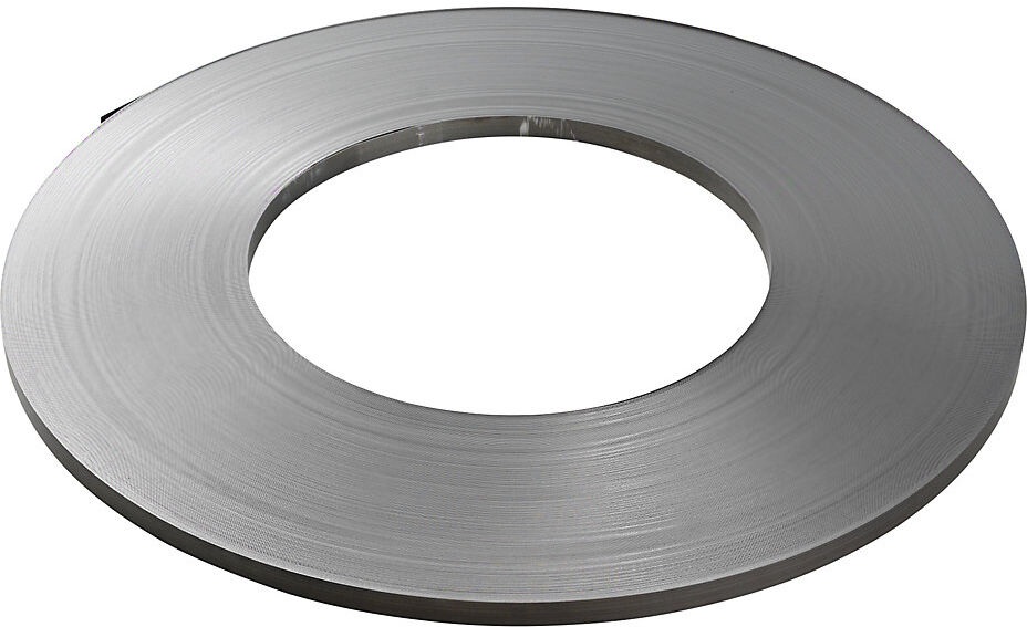 Stahlband Länge 400 m 16 mm breit, VE 2 Rollen, gebläut
