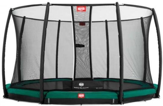 Berg Gartentrampolin InGround Favorit inkl. Sicherheitsnetz Deluxe 430 cm