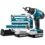 Makita - DF457DWEX6 2x1,3 Ah + 102 tlg Zub. + Koffer