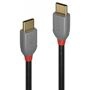 LINDY USB 2.0 Anschlusskabel [1x USB-C™ Stecker - 1x USB-C™ Stecker] 2 m Schwarz
