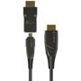 Techly ICOC-HDMI-HY2D-050 - HDMI A/A Micro HDMI AOC Fiber Optic Cable 4K - 50m