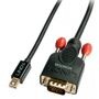 Lindy 41960 - Mini DisplayPort an VGA Kabel Schwarz 0.5m