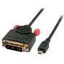 Lindy 36595 - Micro HDMI an DVI Kabel 0.5m