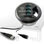 Delock 3 Port USB 3.0-Hub mit eingebautem SD-Kartenleser Schwarz