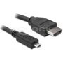 DeLOCK 3m HDMI 3m HDMI Micro-HDMI Schwarz HDMI-Kabel