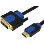 Logilink CHB3102 - HDMI auf DVI (18+1) Kabel - Stecker/Stecker - 2m