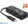 Delock Thunderbolt / USB Adapter [1x Thunderbolt-Stecker - 1x USB 3.0 Buchse A] Schwarz