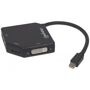Manhattan DisplayPort / VGA / HDMI / DVI Adapter [1x Mini-DisplayPort Stecker - 1x VGA-Buchse, HDMI-Buchse, DVI-Buchse