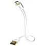 Inakustik HDMI Anschlusskabel [1x HDMI-Stecker - 1x HDMI-Stecker D Micro] 3 m Weiß